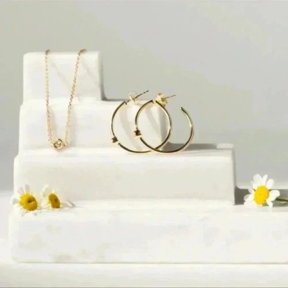 Marrin Costello Mystic Hoops and Soleil Bracelet set - Picture 1 of 6